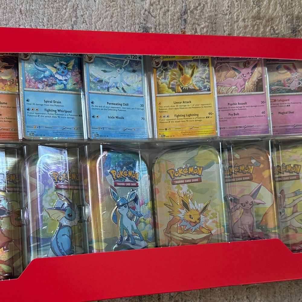 Pokemon TCG: Scarlet & Violet Prismatic Evolutions mini tin